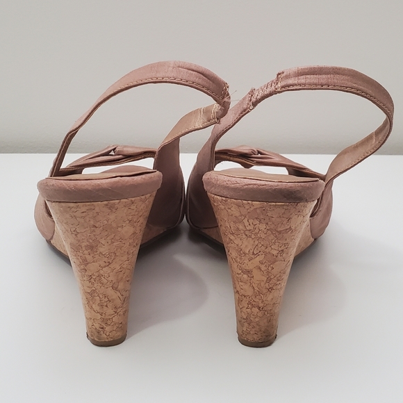 Chinese Laundry size 11 sling back wedges - Picture 4 of 4